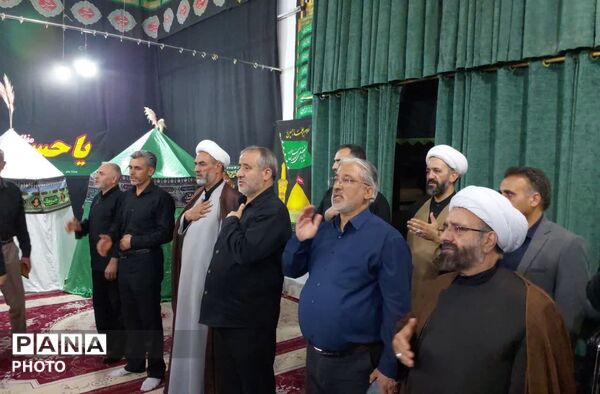 حضور استاندار خراسان جنوبی در جمع عزاداران روستاهای « رزگ » و « شوکت آباد » بیرجند 
