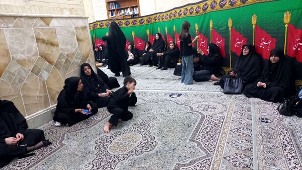 عزاداری ماه محرم در مسجد پیامبر اعظم شهرستان جم