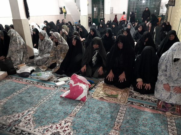 مراسم احیا و شب قدر در مسجد صاحب‌الزمان (عج) کوهنانی
