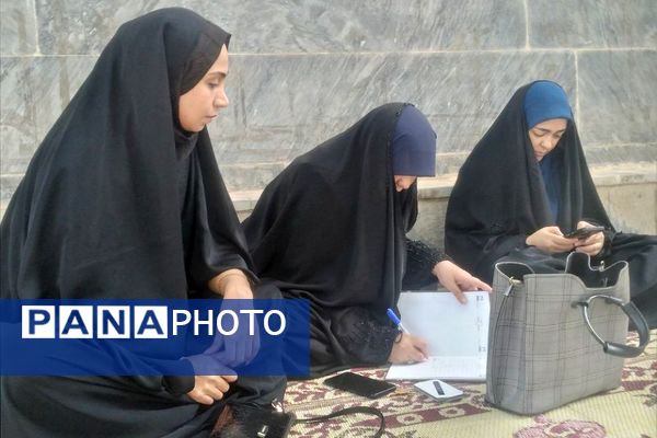 برگزاری رزمایش سراسری بسیجیان در پایگاه مسجد جامع آبسرد