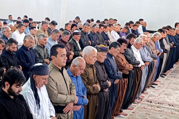 نماز عید سعید قربان در ثلاث باباجانی