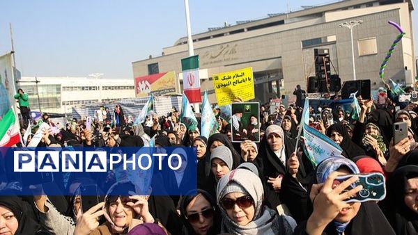 فریاد هم عهدی مردم مشهد با قائم آل محمد در اجتماع عظیم منتظران ظهور