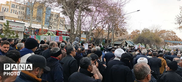 تشییع دو شهید شهرستان بجنورد در استان خراسان شمالی 