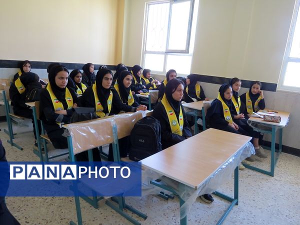 اردوی تمشک دختران بجنورد در اردوگاه شهید چمران 