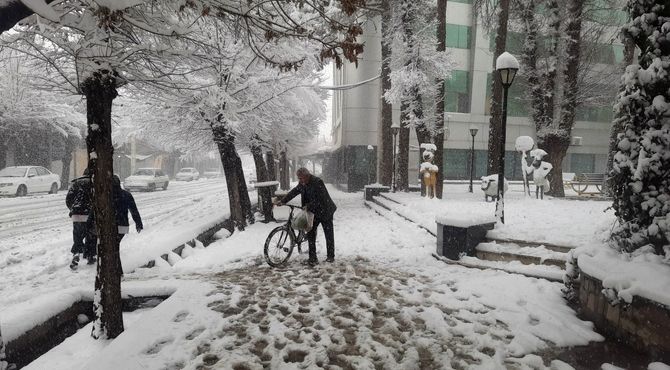 روایت دانش‌آموز خبرنگار پانا از نعمت بی‌منت برف