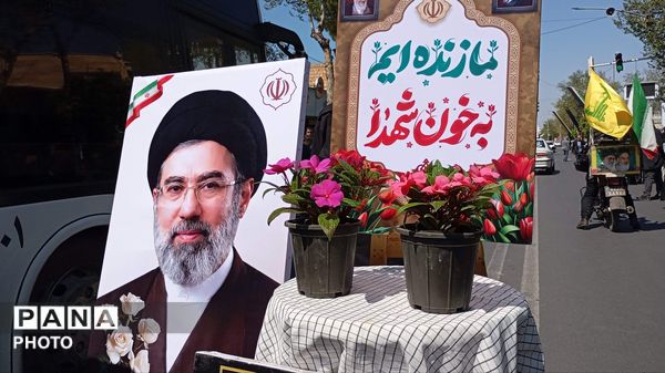 تشیع پیکر شهید محمد عباسی در گرگان
