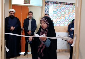 افتتاح دفتر بسیج دانش‌آموزی در دبستان نرجس ناحیه یک کرج