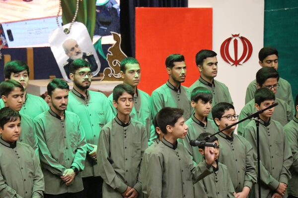 مراسم چهلم سردار شهید، محمد کاظمی در مشهد