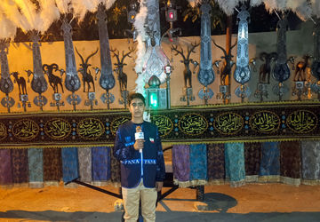 آیین علم بستن در روستای دشت بیضا سورمق