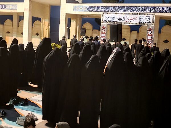 عزاداری روز دوم محرم در گلزار شهدای درق 