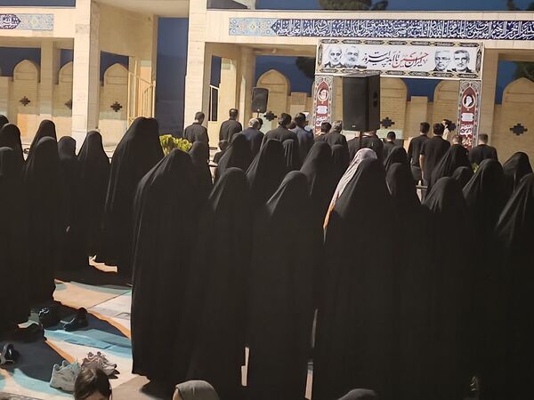 عزاداری روز دوم محرم در گلزار شهدای درق 