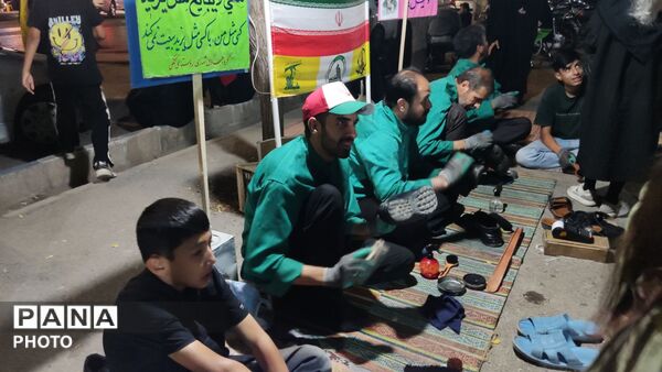 تجلی ایثار و عشق در بلوار فضل نیشابور 