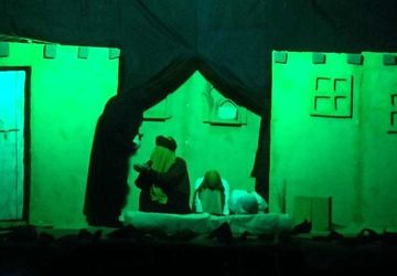 اجرای نمایش حبیبه توسط نوجوانان فاطمی در بناب 