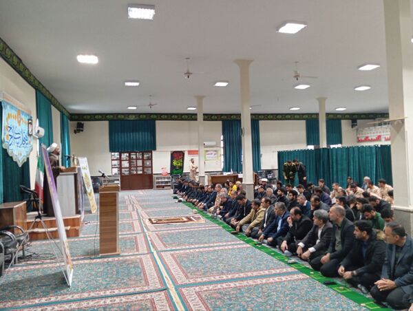 مراسم نماز جمعه شهرستان خداآفرین