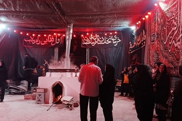  آیین نذری سمنو پزی به مناسبت ولادت حضرت زینب (س) و روز پرستار در شهرستان قدس 