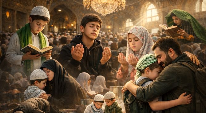 وقتی دنیا پشت در مسجد جا ماند