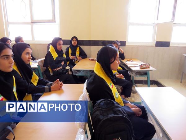 اردوی تمشک دختران بجنورد در اردوگاه شهید چمران 