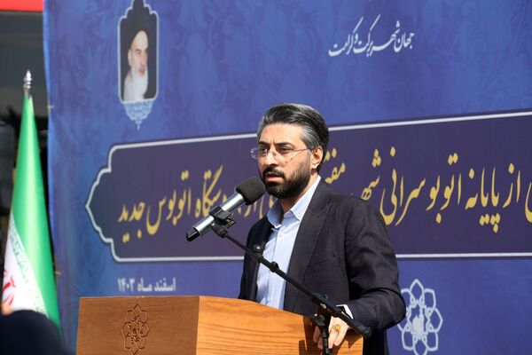 افتتاحیه پایانه شهید مفتح و رونمایی از ٨ اتوبوس جدید