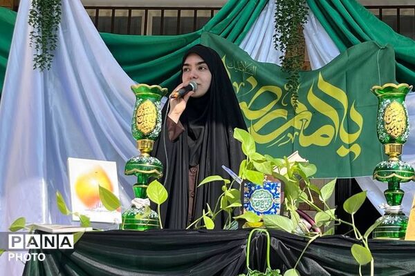 تجلی فرهنگ رضوی در دبیرستان طلوع‌فجر ملارد با برپایی موکب چایخانه حضرت الرضا(ع)