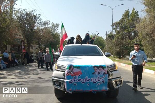 جلوه‌های غیرت مردم زرقان در رزمایش جان‌فدایان