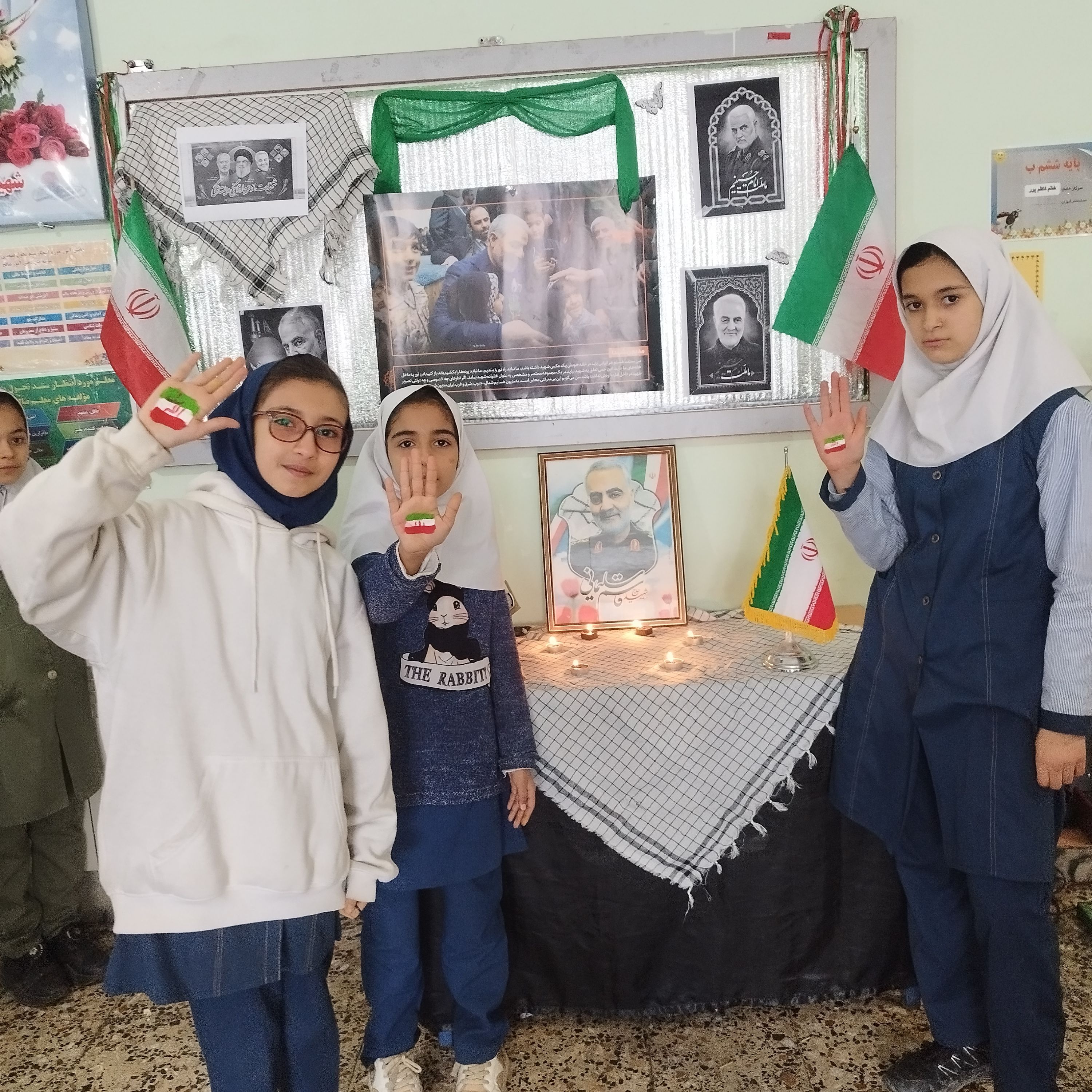 پنجمین سالگرد سردار قاسم سلیمانی در مدرسه شهید خاقانی شیروان