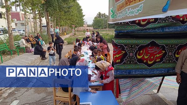 برپایی موکب کودکان و نوجوانان عاشورایی کانون پرورش فکری در یاسوج