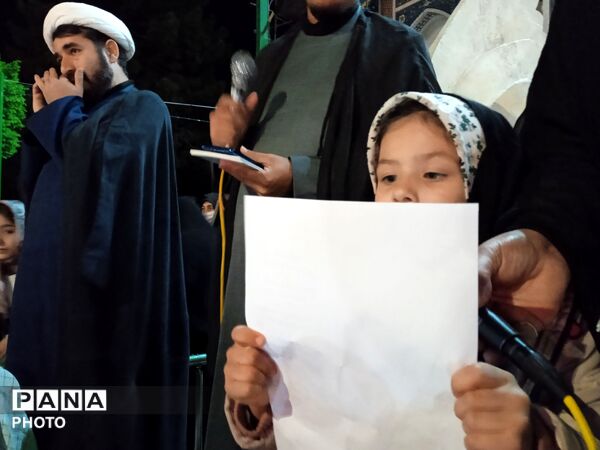 چهل و پنجمین شب از تجمعات مردمی در بی بی شطیطه شهرستان نیشابور 