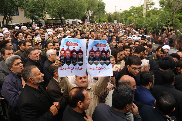 مراسم عزاداری سیدالشهدای خدمت در آذربایجان شرقی 