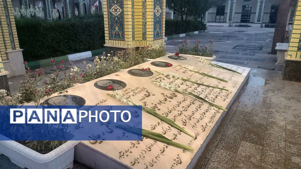 مراسم غبارروبی لاله زار شهرستان نیشابور به مناسبت گرامیداشت هفته معلم 