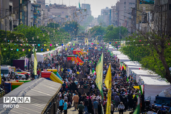 جلوه‌هایی از مهمانی 10 کیلومتری غدیر