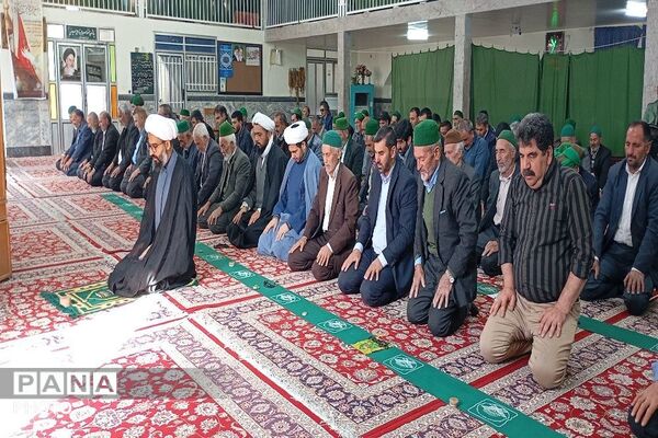 اقامه دومین نماز عبادی، سیاسی جمعه در ماه مبارک رمضان  شهر بار نیشابور 