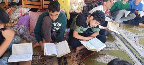 جلوه‌هایی از اعتکاف پسران آشخانه 