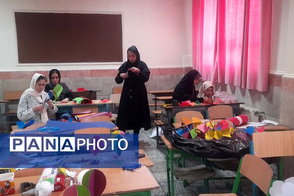 اجرای برنامه‌های پروژه مهر در مدارس میقات و شهید حیدری پردیس 