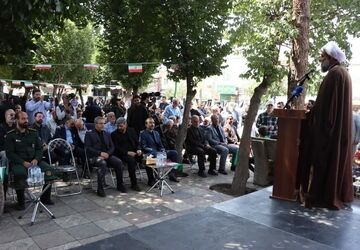 اجتماع بزرگداشت مشهدالشهدای قیام ۱۵ خرداد در قرچک