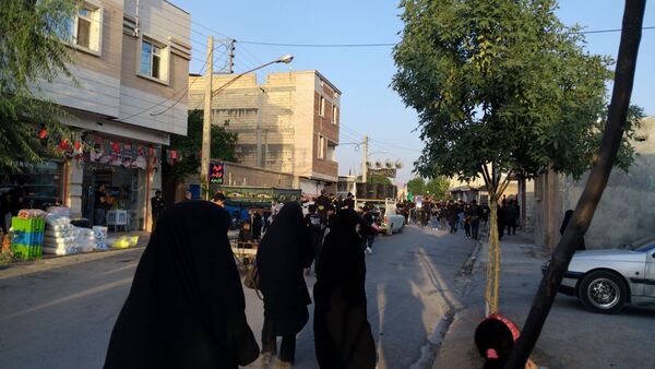 هیات‌ عزاداری‌ در شهر وردنجان‌‌ 