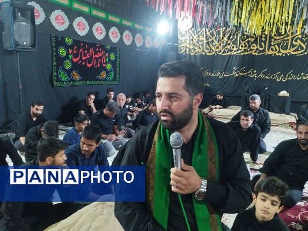 مراسم پرشور عزاداری شب تاسوعای حسینی در مسجد موسی‌ بن جعفر(ع) قروه