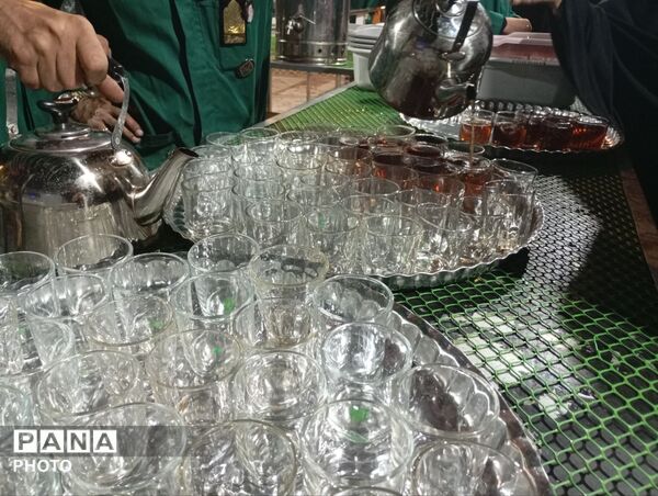 چایخانه حضرت زهرا(س) در شب پنجم محرم در نیشابور
