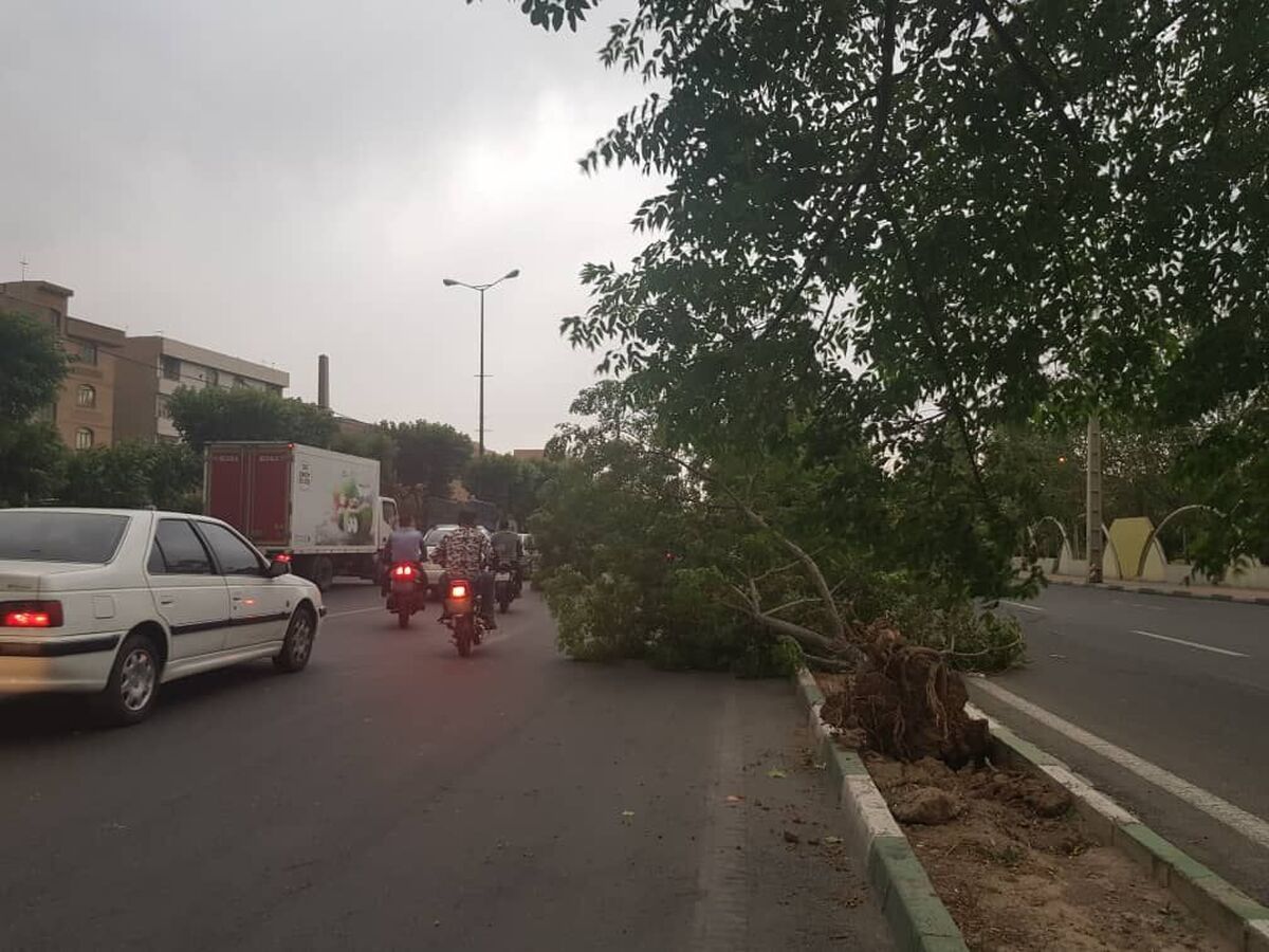وقوع طوفان در تهران