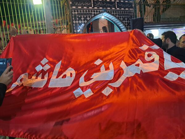 آیین خیمه سوزان در مسجد ابوالفضل قائمشهر