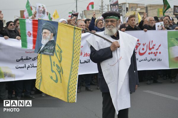 حضور حداکثری مردم و فرهنگیان اسلامشهر در راهپیمایی روز جهانی قدس 