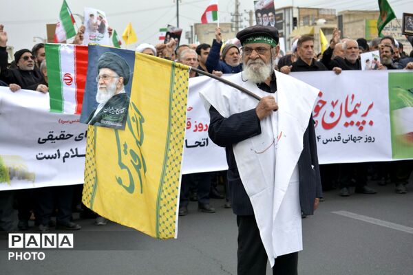حضور حداکثری مردم و فرهنگیان اسلامشهر در راهپیمایی روز جهانی قدس 
