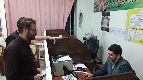 ستاد اسکان ثامن در خدمت مهمانان فرهنگی در شهر مشهد 