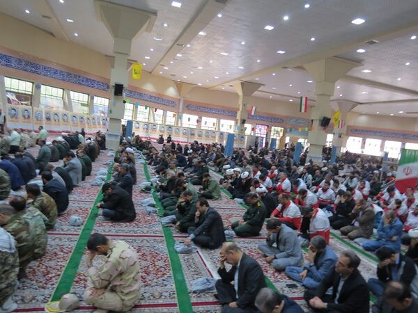 آیین یادبود شهیدان خدمت در مصلای امام خمینی(ره)  شهرستان بجنورد