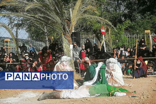 مراسم آیینی خیمه سوزان سنت هرساله مردم مشهد