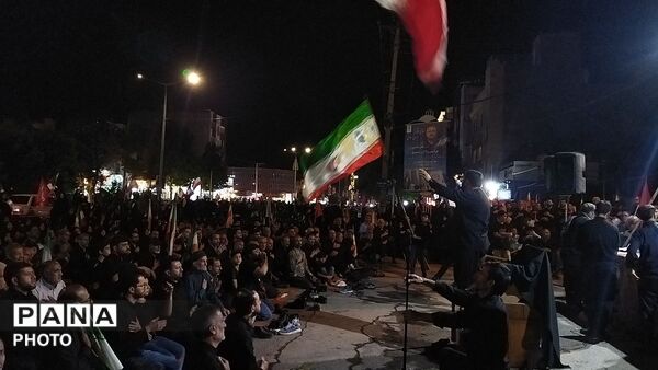 مراسم شب دوم محرم در بلوار فضل نیشابور-۲