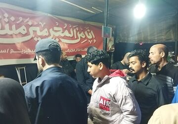 گذری بر فعالیت موکب مردمی پارک دانشجو در پانزدهمین شب از سال ۱۴۰۵ 