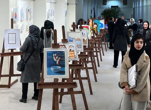 نمایشگاه پرسش مهر مدرسه قدسیه تبریز 