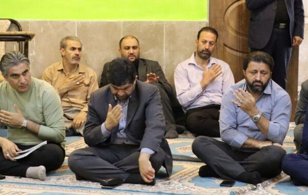 مراسم سالگرد شهادت آیت‌الله رئیسی در اداره‌کل آموزش‌وپرورش استان البرز 