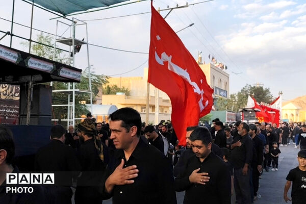 سوگ و ارادت عزاداران حسینی در شهر صغاد