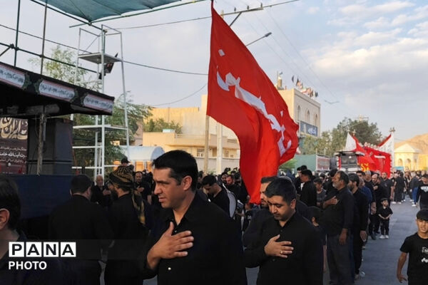 سوگ و ارادت عزاداران حسینی در شهر صغاد